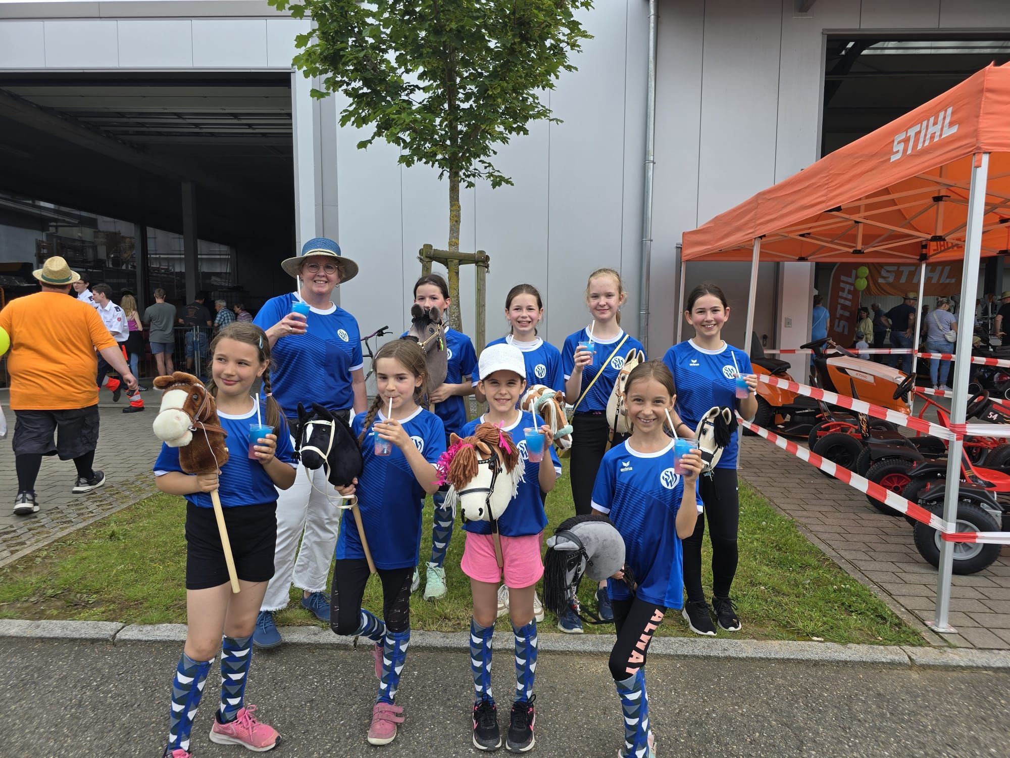 Verdiente Abkühlung nach der Aufführung