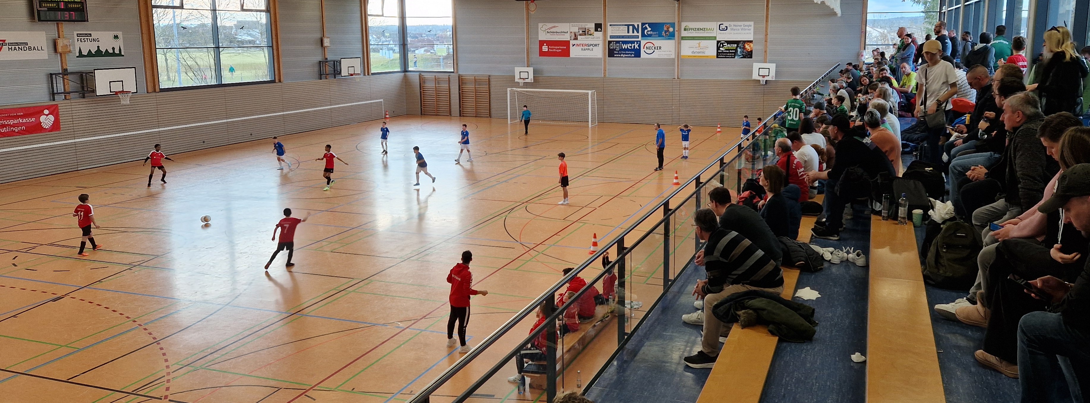 SV Walddorf : TSV Oberensingen in der gut gefüllten Halle
